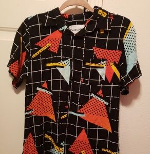 RETRO Geometric Style Shirt!